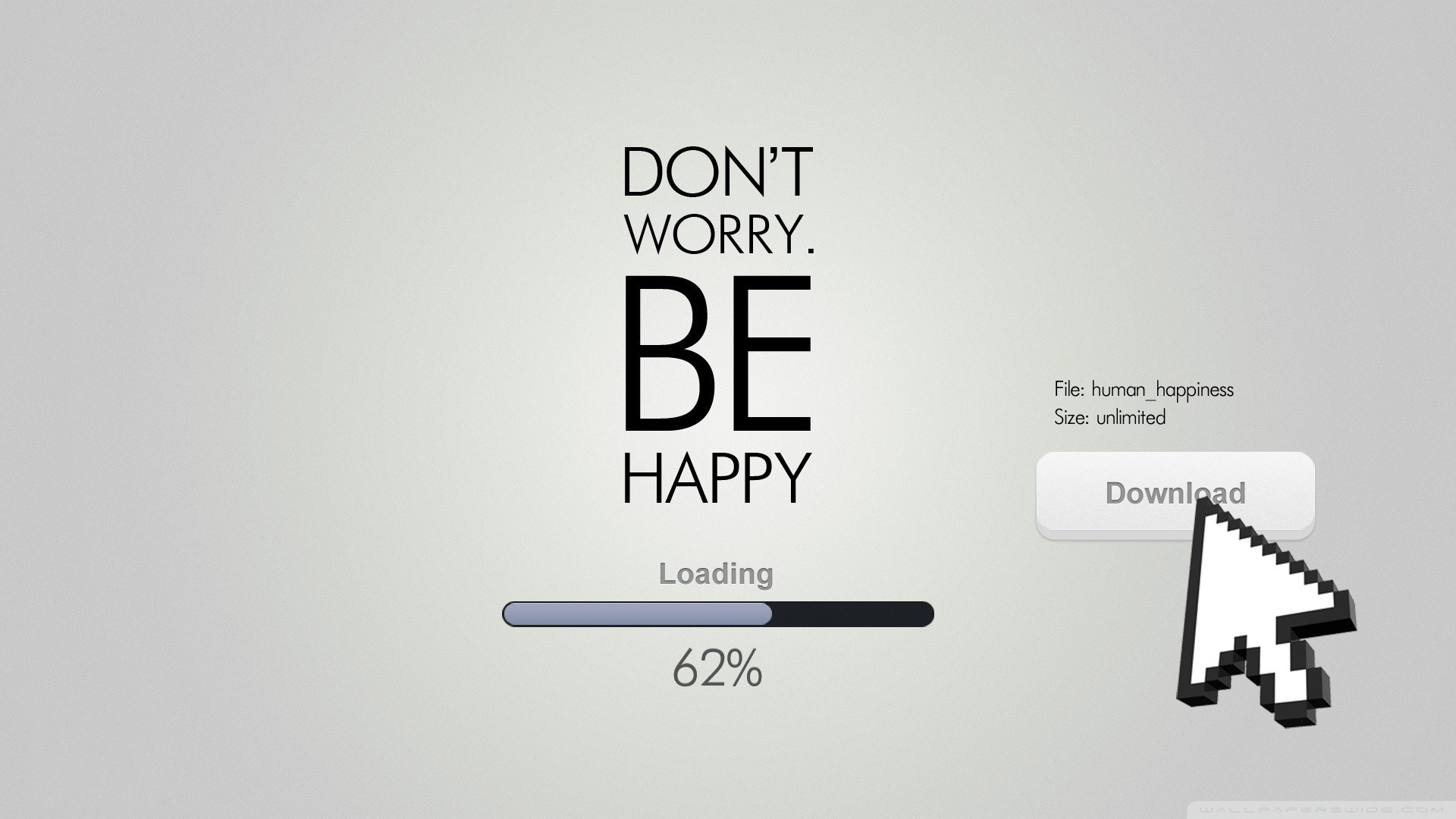 Dont Worry Be Happy Funny Quotes Desktop Wallpaper - Utility Software - HD Wallpaper 