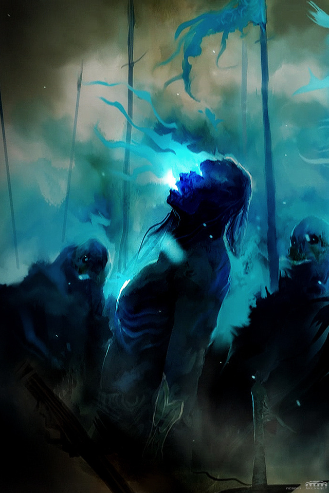 Death Iphone 4s Wallpaper - Guild Wars 2 - HD Wallpaper 