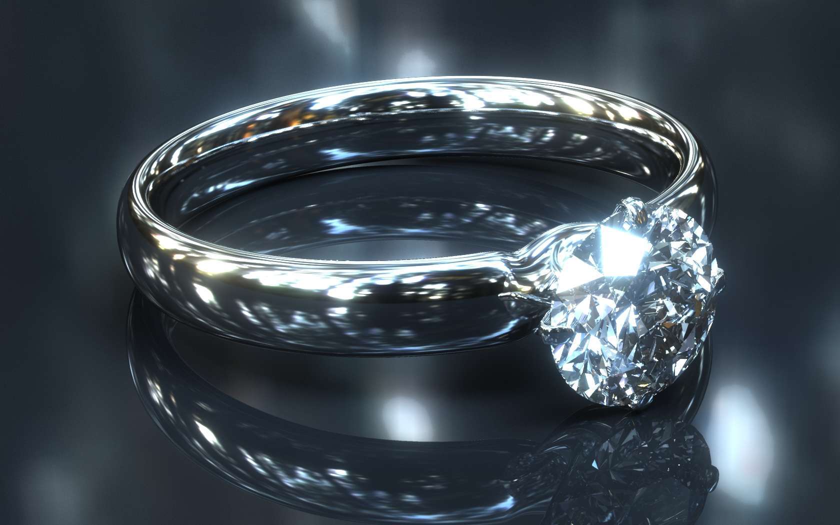 Diamond Ring Full Hd - HD Wallpaper 