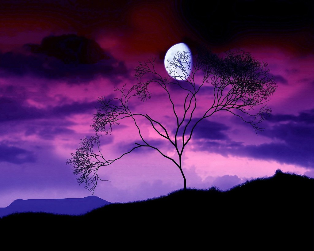 Dark Moon Background Hd - HD Wallpaper 