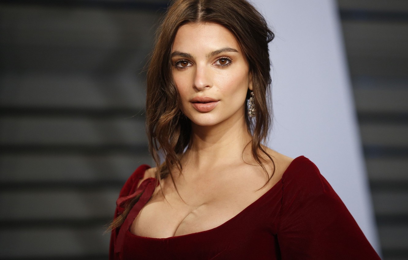 Photo Wallpaper Background, Model, Hair, Actress, Model, - Emily Ratajkowski - HD Wallpaper 