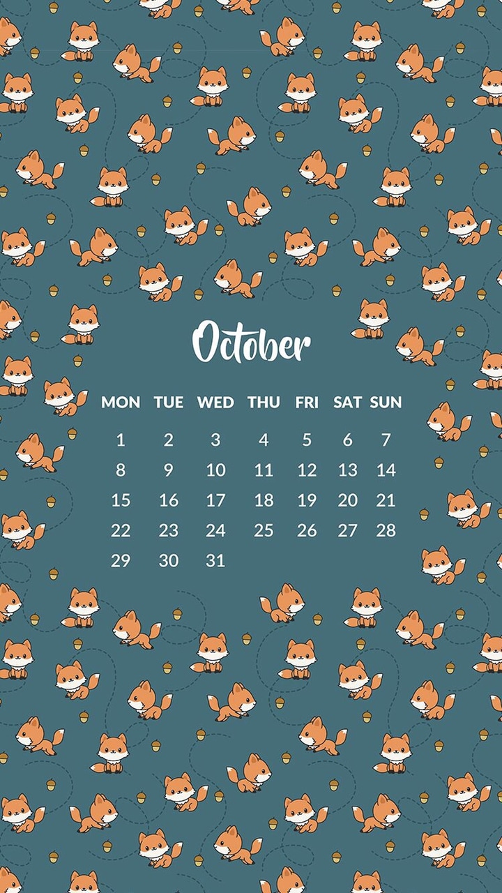 Autumn, Background, And Calendar Image - October 2019 Wallpaper Iphone - HD Wallpaper 