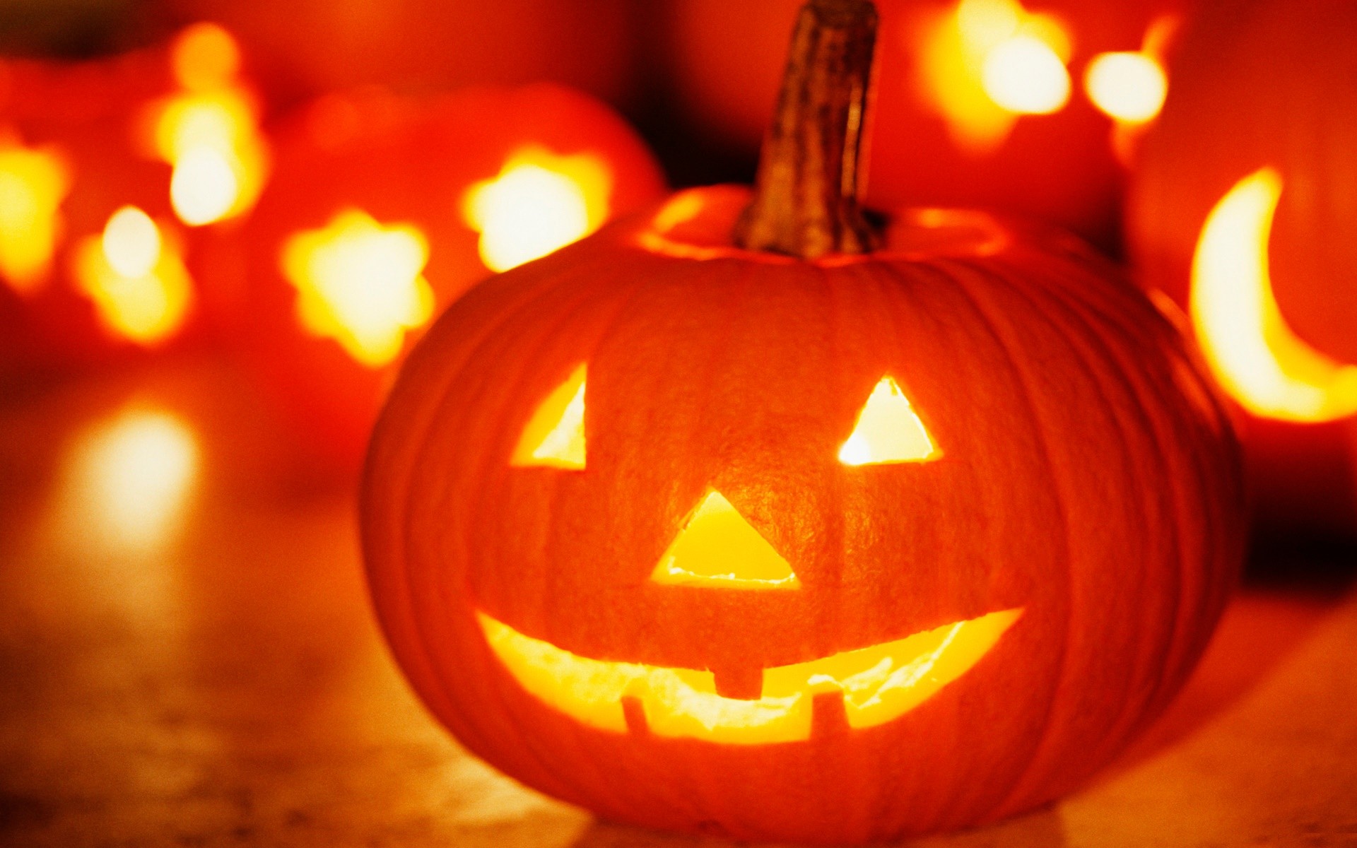 Jack O Lantern Hd - HD Wallpaper 
