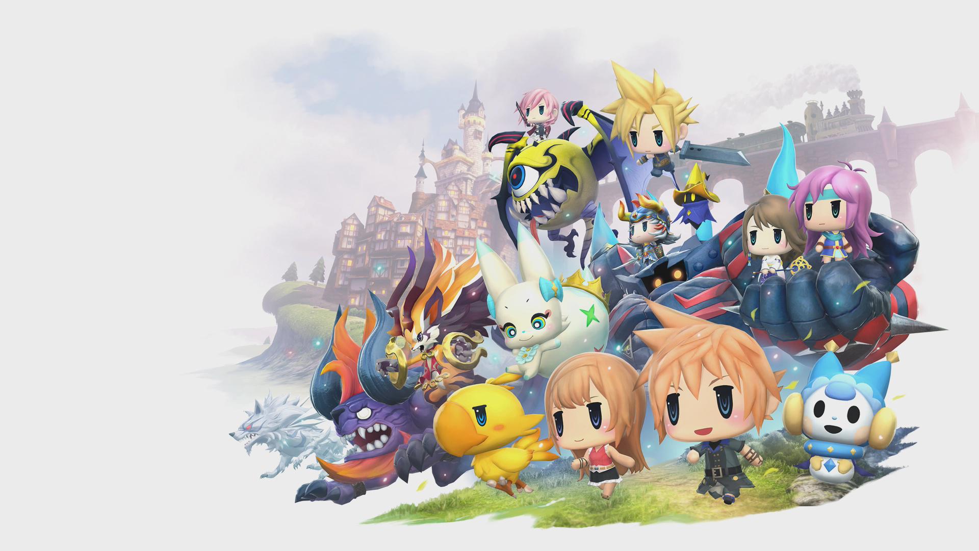 World Of Final Fantasy - HD Wallpaper 