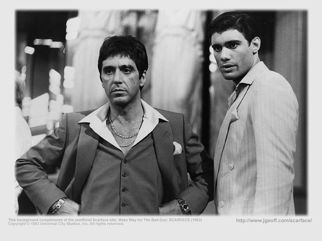 Steven Bauer Al Pacino Scarface - HD Wallpaper 