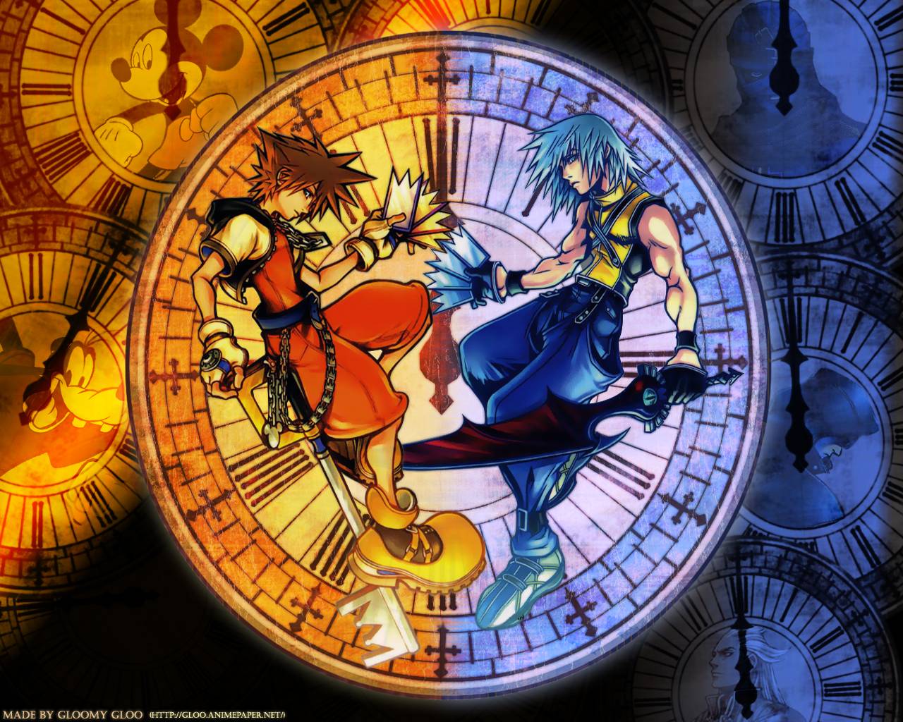 Kingdom Hearts Sora E Riku - HD Wallpaper 