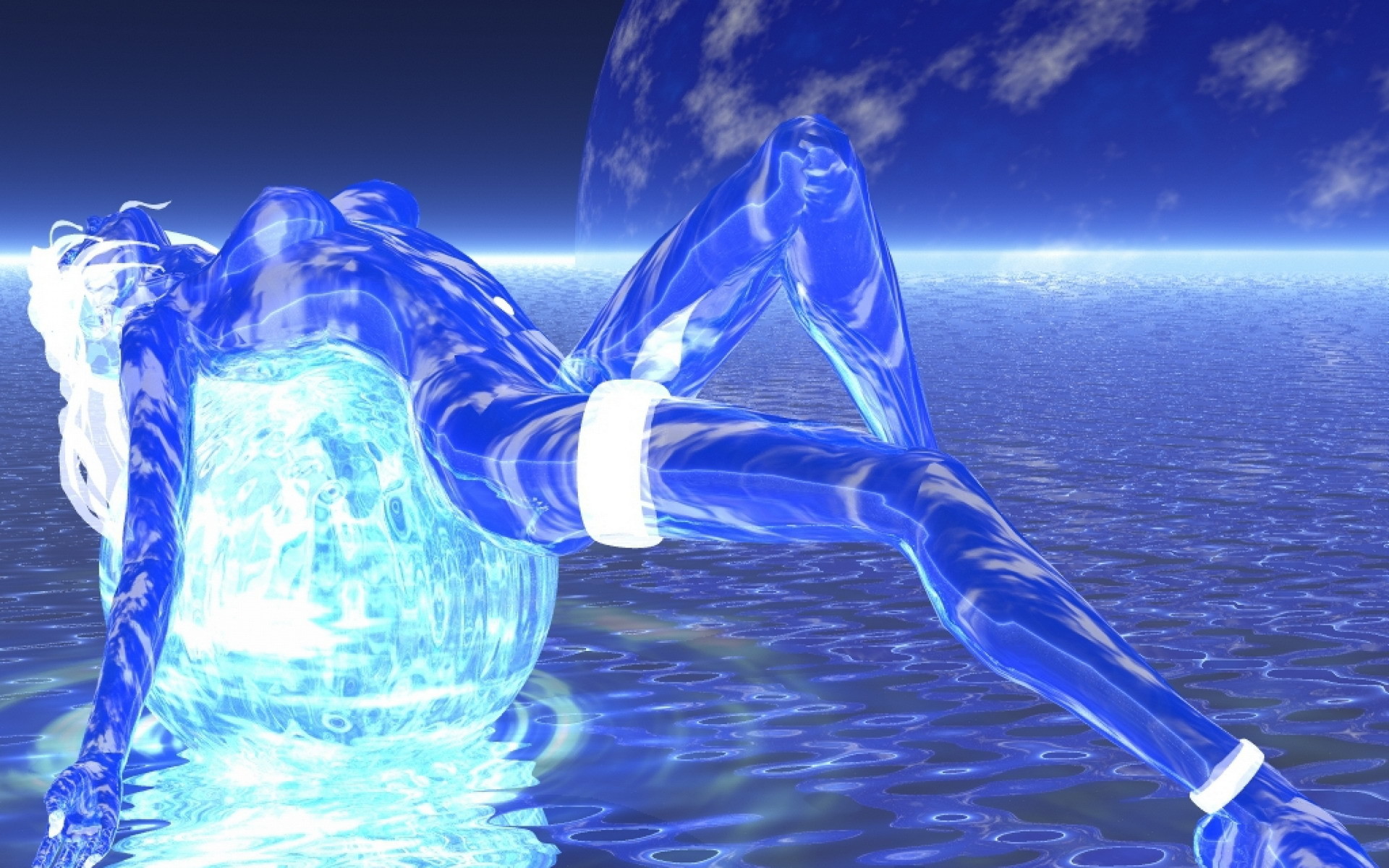 1920x1200, Water Girl Wide Hd Desktop Wallpaper 
 Data - Cool Wallpapers Of Water - HD Wallpaper 