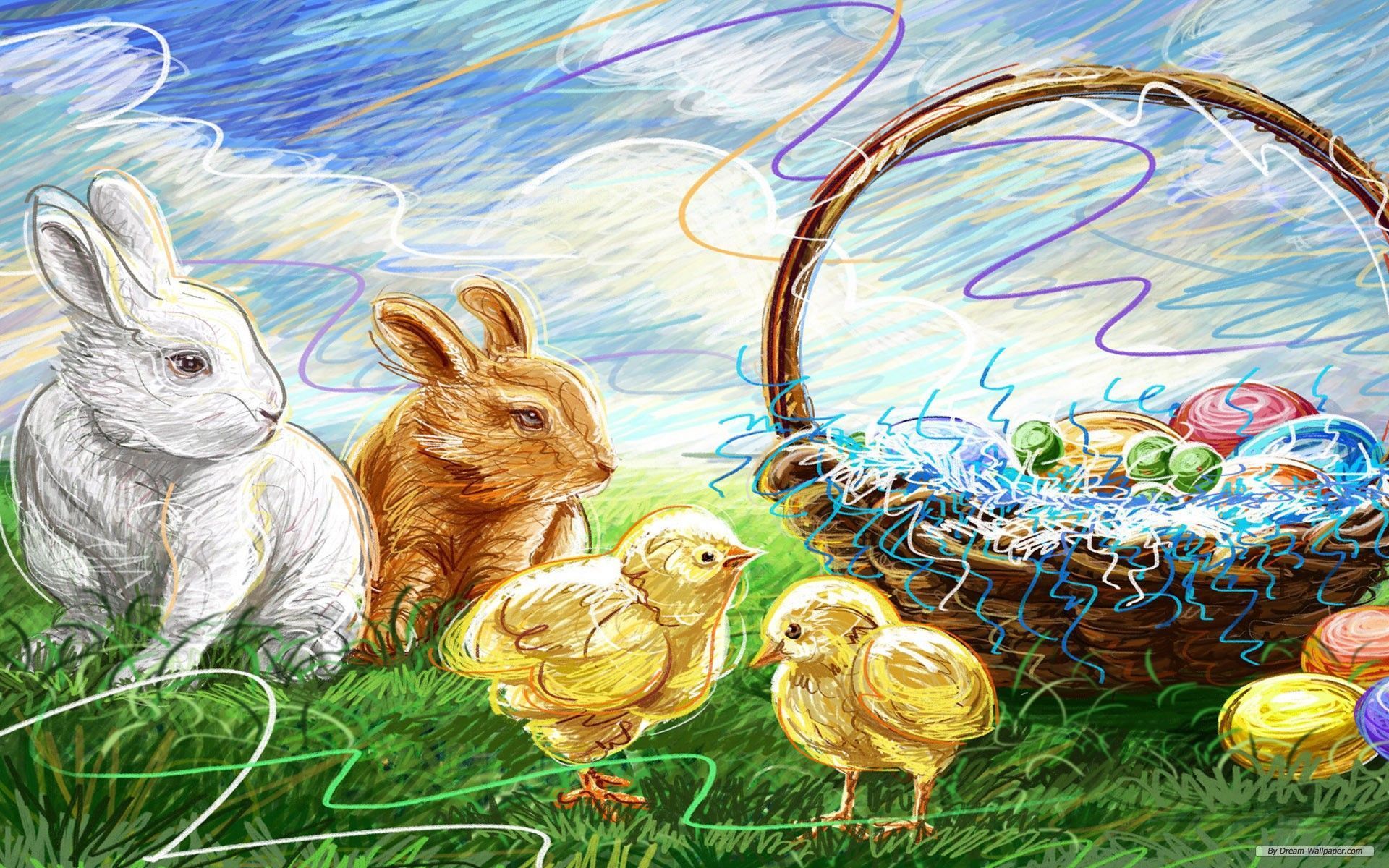 Free Holiday Wallpaper - Easter Wallpaper Free - HD Wallpaper 