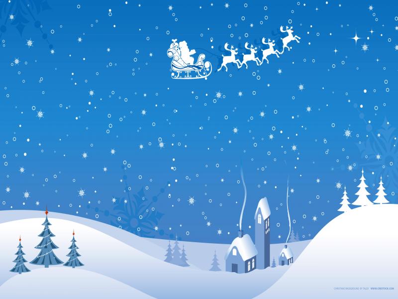Winter Christmas Desktop Wallpaper Backgrounds - Free Christmas Background Download - HD Wallpaper 