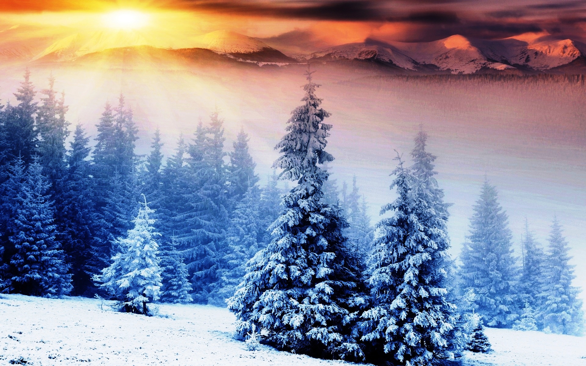 Beautiful Images Of Winter Season - HD Wallpaper 