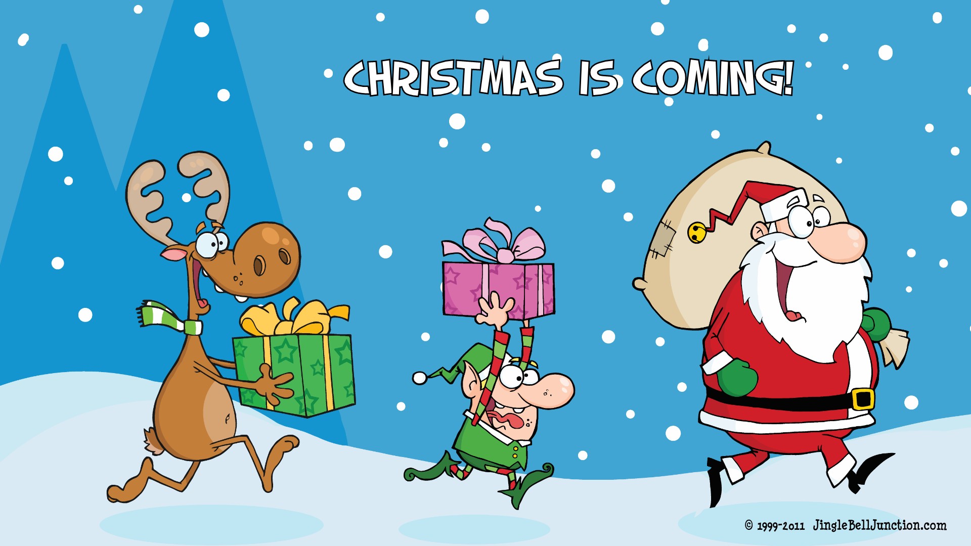 Cute And Funny Christmas - HD Wallpaper 