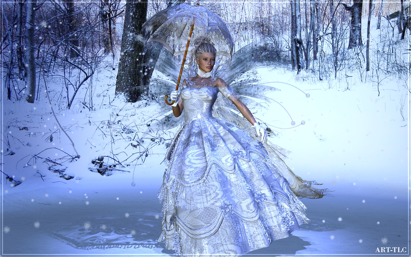 Snow Faeries - HD Wallpaper 