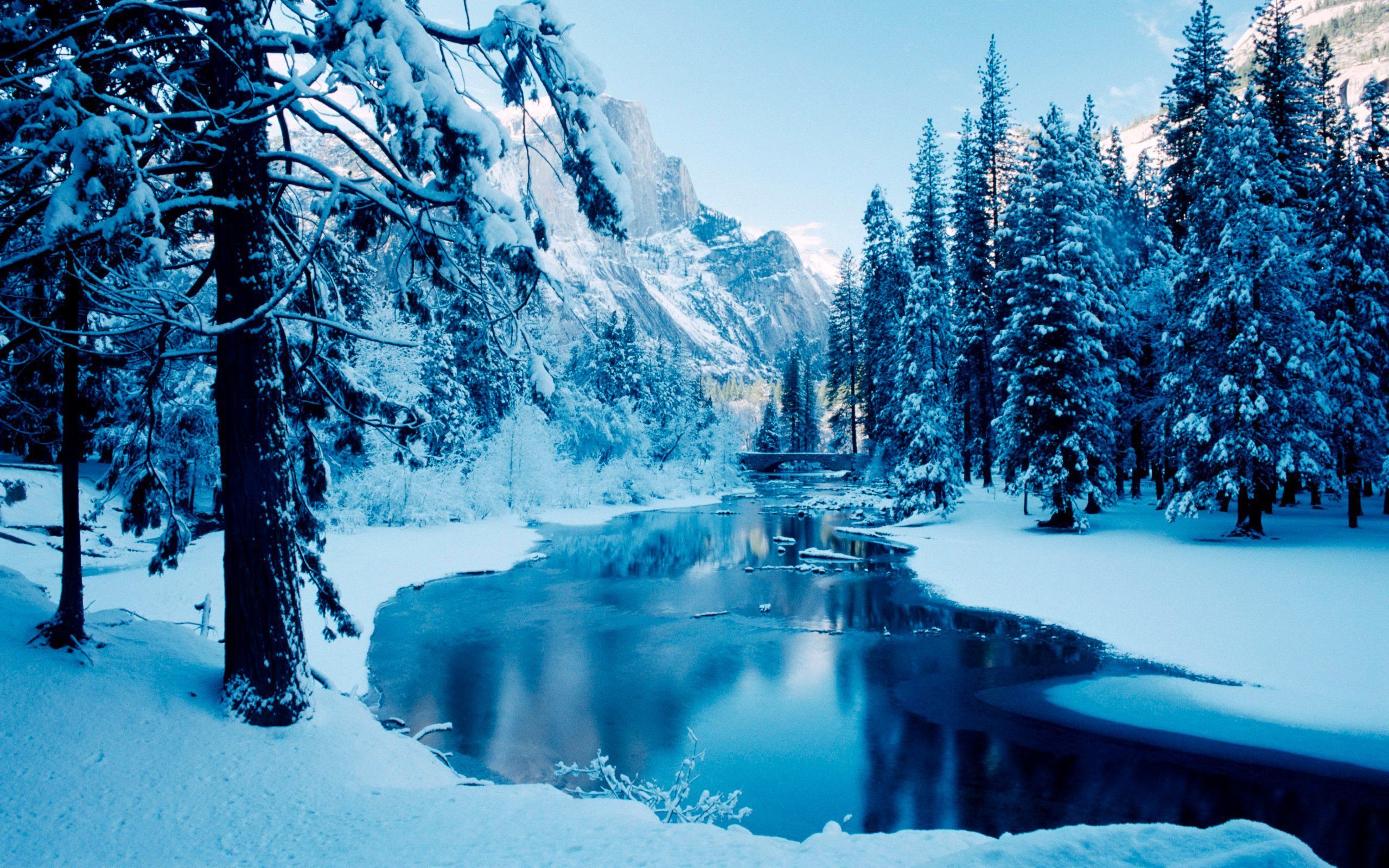 Beautiful Winter Scenes Desktop Wallpaper - Beautiful Winter Background - HD Wallpaper 