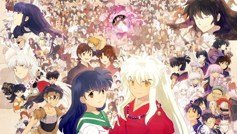Inuyasha, Characters Desktop Background - Anime Inuyasha All Characters - HD Wallpaper 