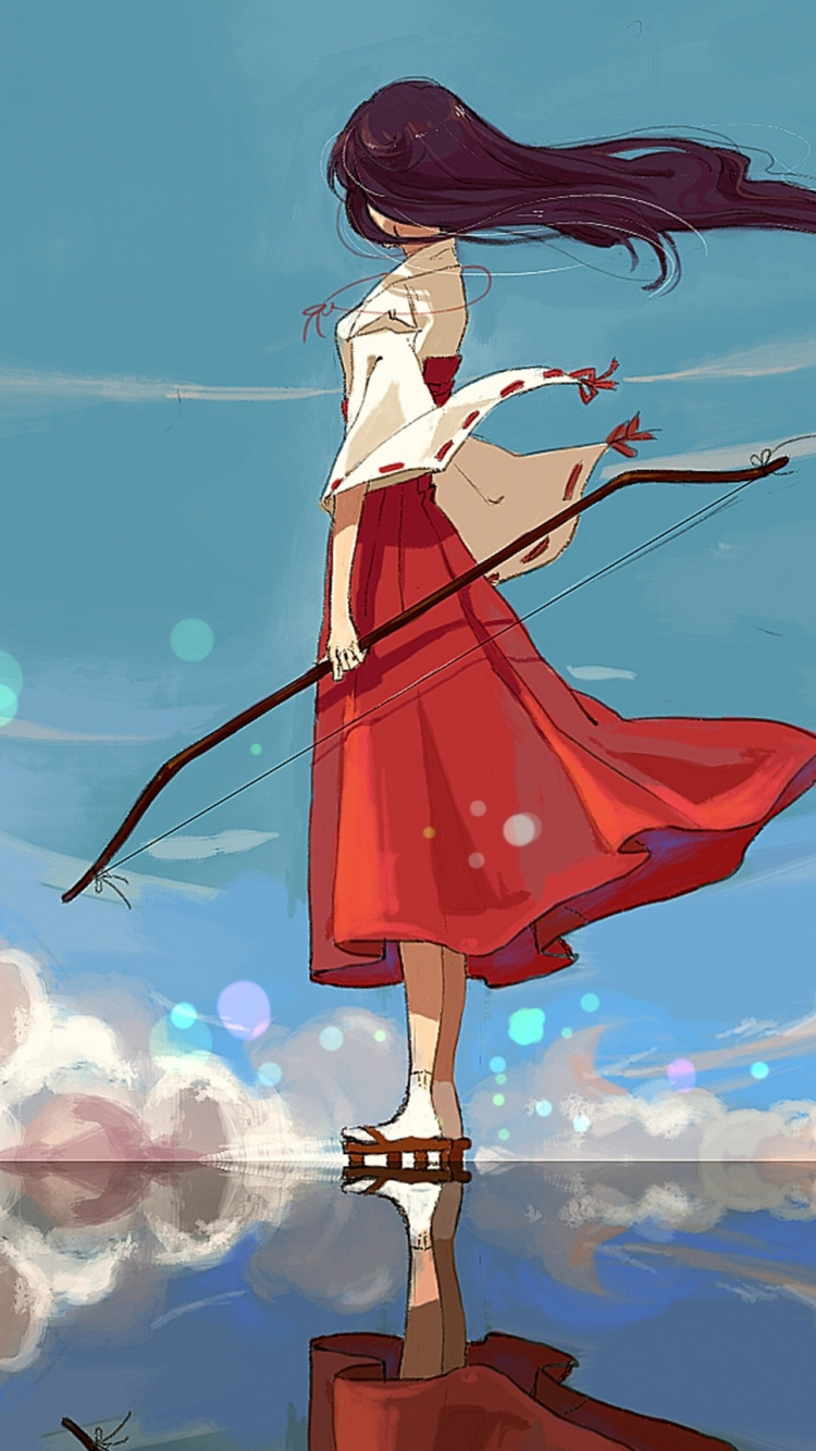 Archer, Kikyo, Inuyasha, Anime Girl, Wallpaper - Inuyasha Kikyo - HD Wallpaper 