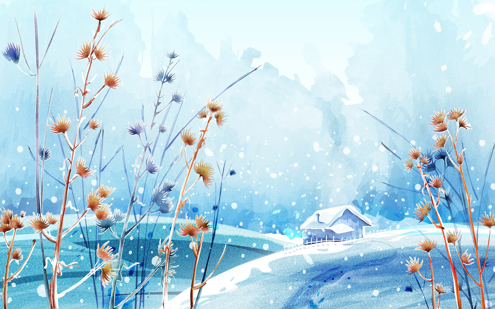 Winter Desktop - HD Wallpaper 