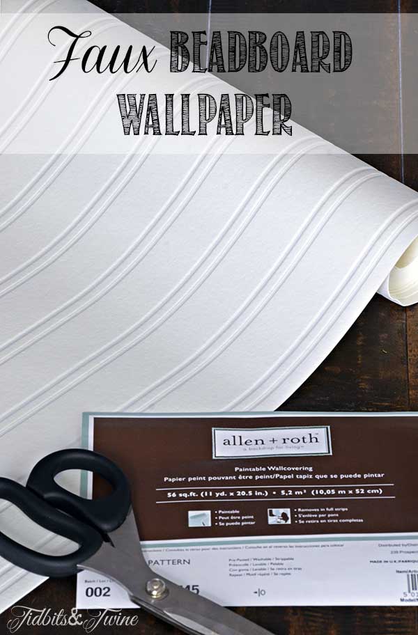 Tidbits & Twine Diy Faux Beadboard Wallpaper - Flyer - HD Wallpaper 