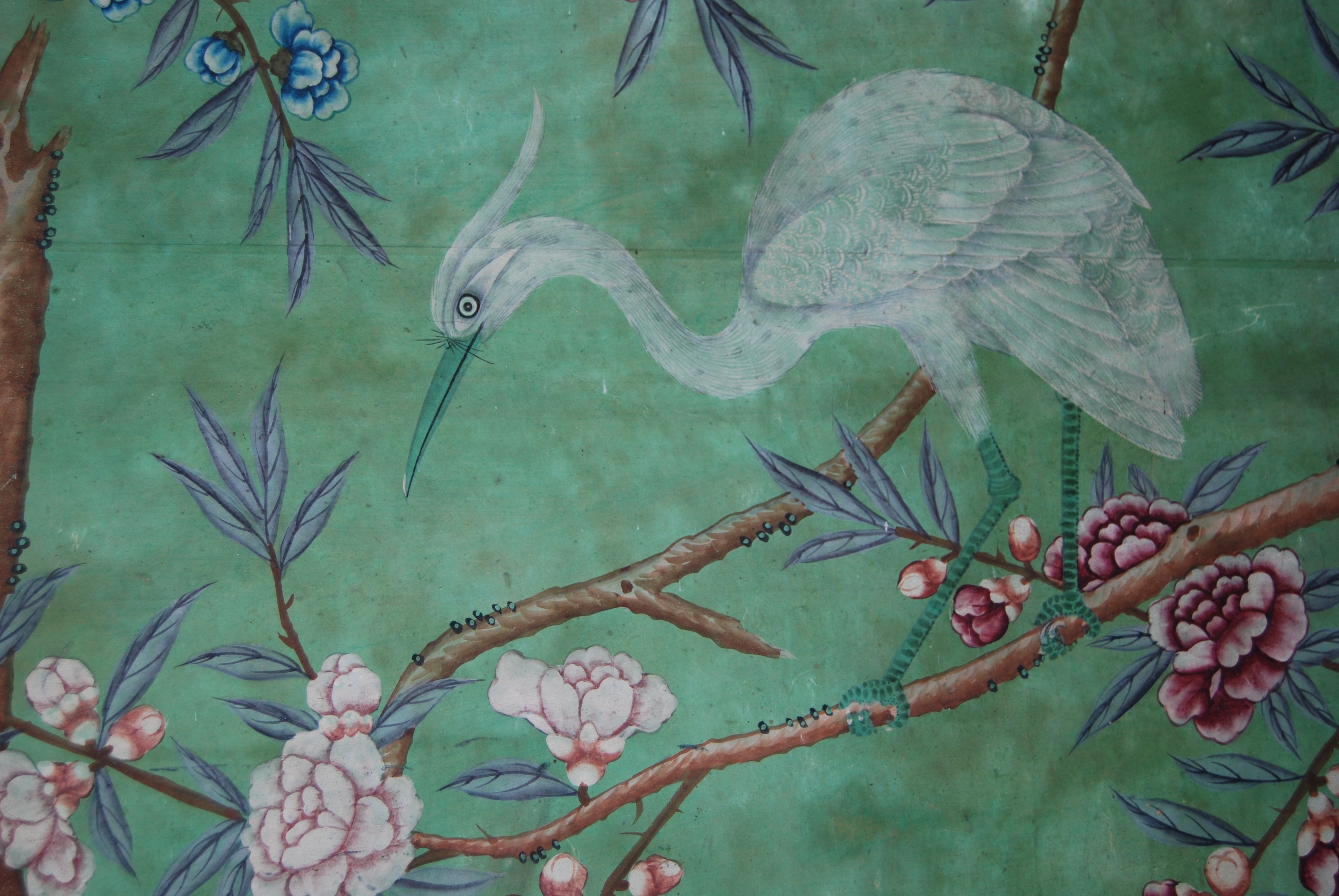 Detail From The Chinese Wallpaper In The State Bedroom - Chinese Wallpaper National Trust - HD Wallpaper 