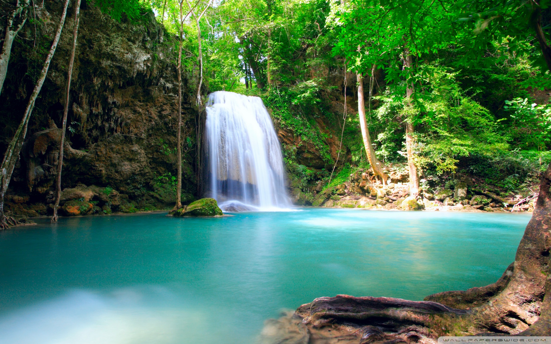 Erawan National Park - HD Wallpaper 