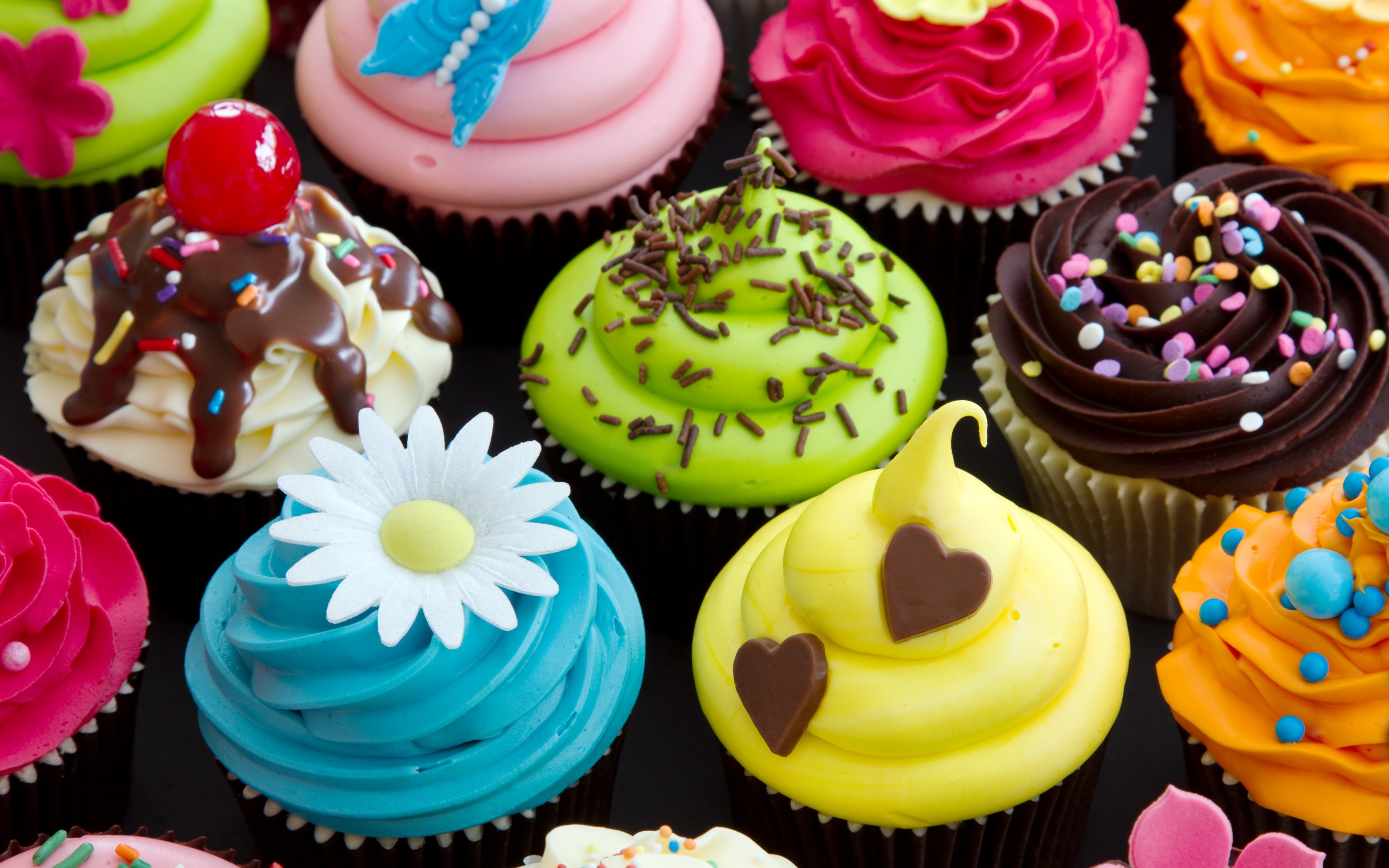 Cupcake Background - HD Wallpaper 