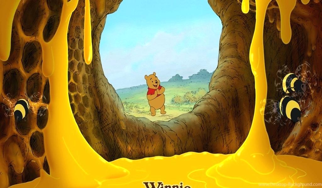 Winnie The Pooh Christmas Wallpaper Desktop Winnie - Winnie The Pooh Hole - HD Wallpaper 