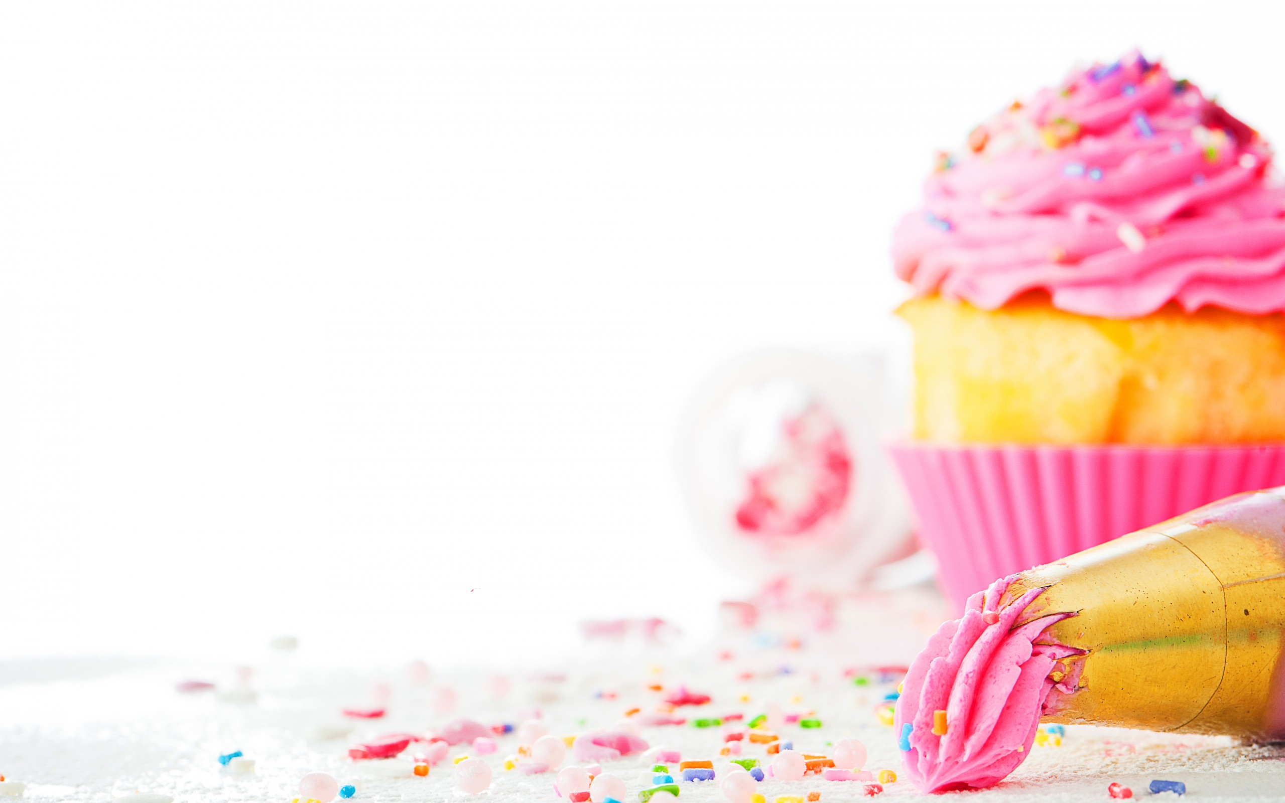 Cupcake Background - HD Wallpaper 