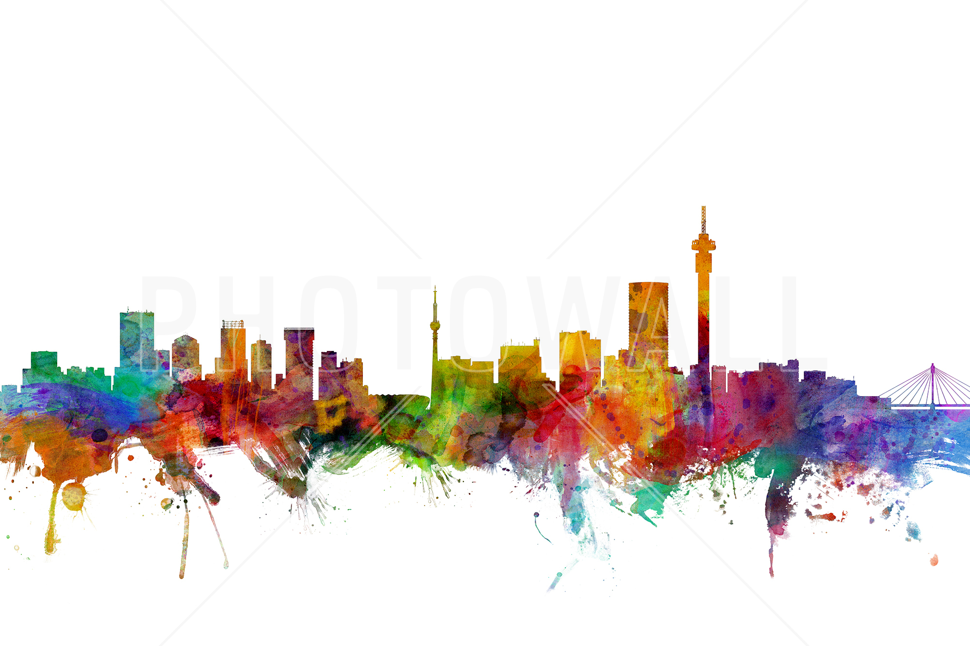 Johannesburg South Africa Skyline - HD Wallpaper 