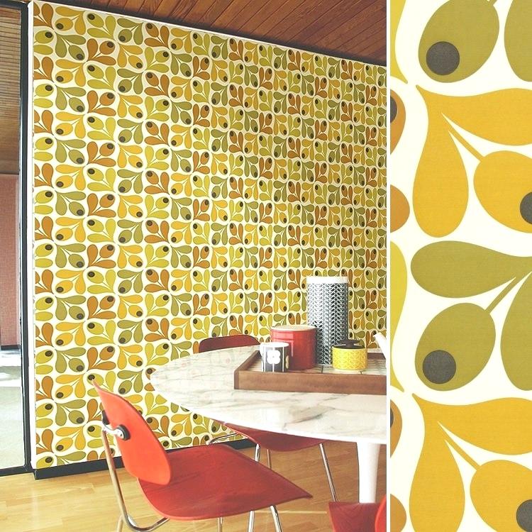 Orla Kiely Acorn Spot - HD Wallpaper 