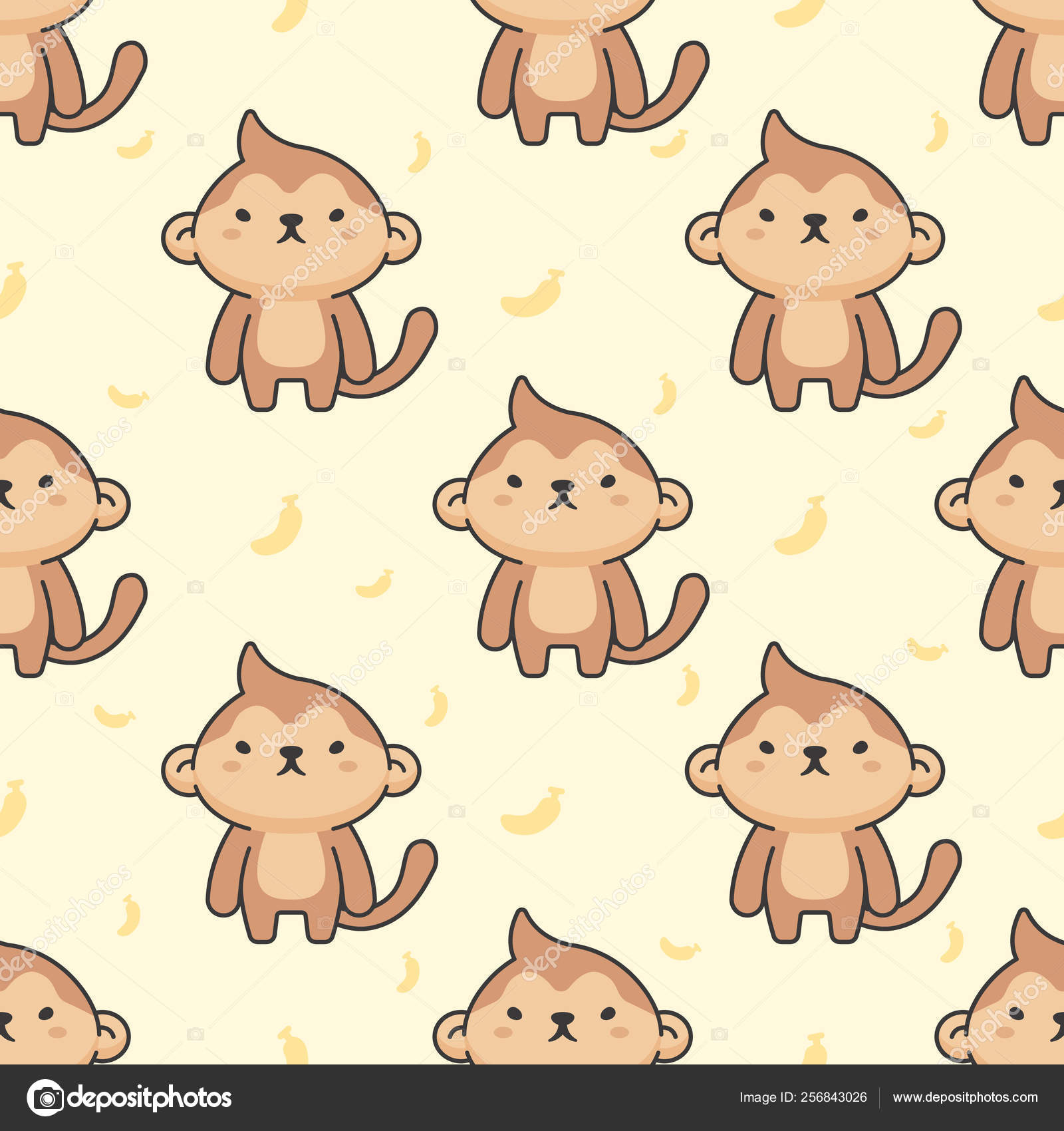 Cute Monkey Background - HD Wallpaper 