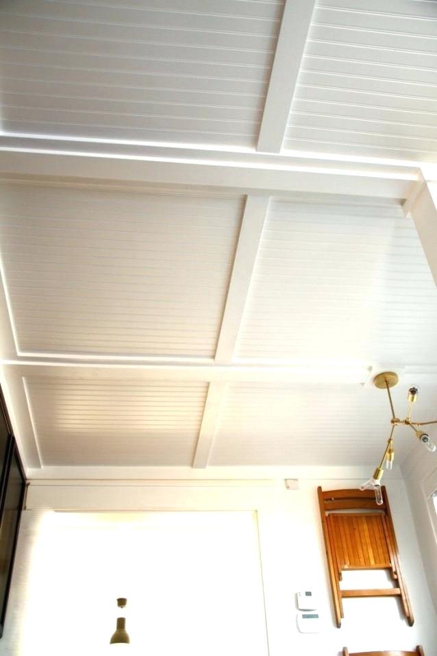 Beadboard Ceiling Recessed Lights - HD Wallpaper 