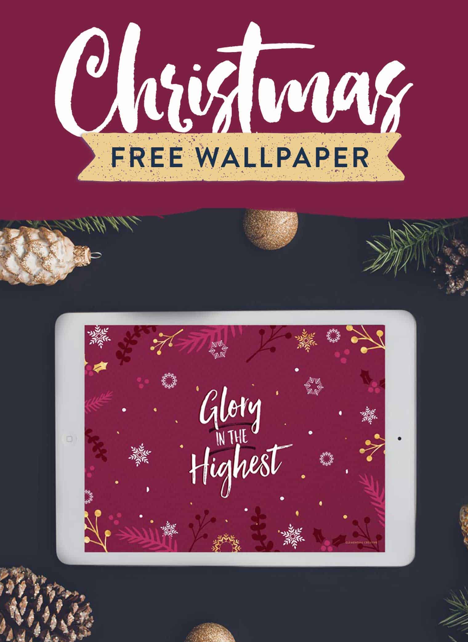 Free Christmas Ipad Wallpaper - Avalon Cope - HD Wallpaper 