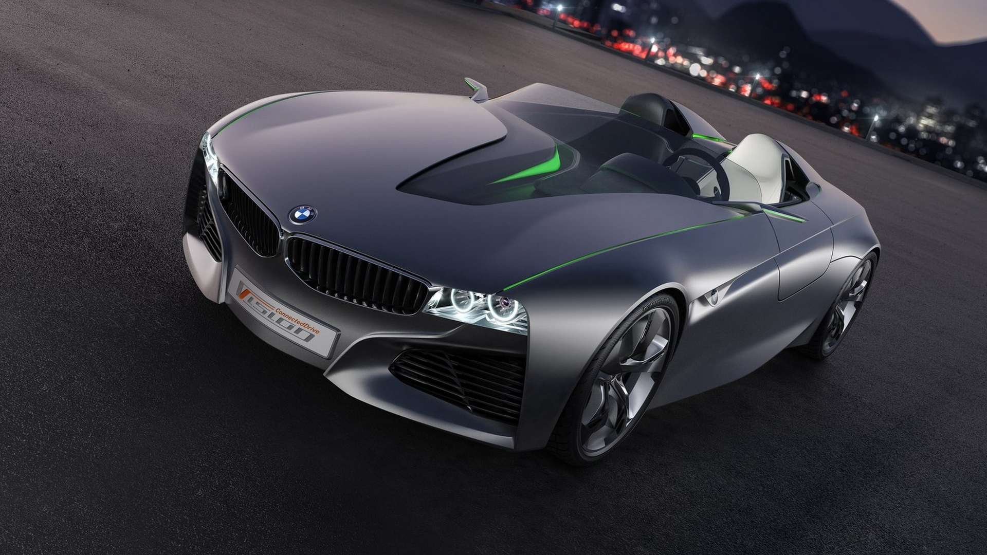 Bmw Black Stylish Car Hd Wallpaper - Bmw Vision Connecteddrive Concept - HD Wallpaper 