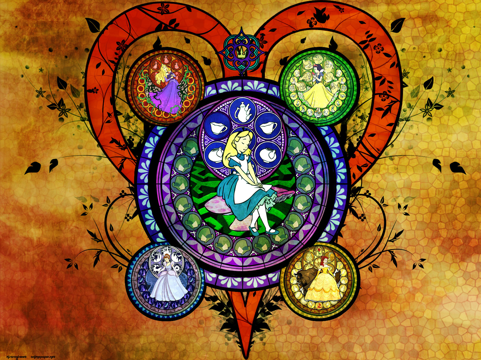 Kingdom Hearts Alice - HD Wallpaper 