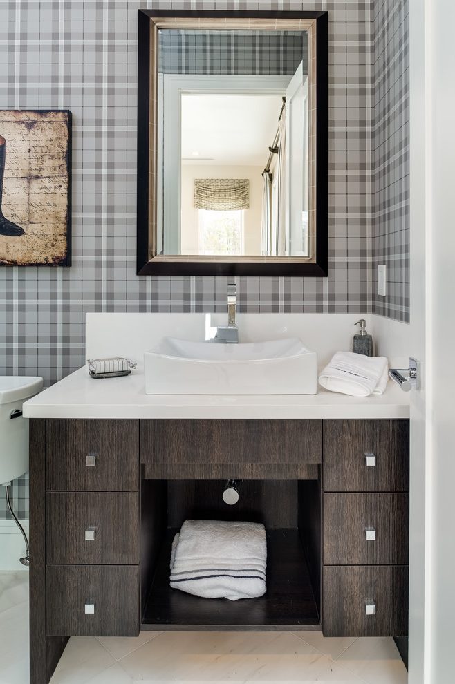 Miami Beadboard Wallpaper Cabinets With Contemporary - Wallpaper - HD Wallpaper 