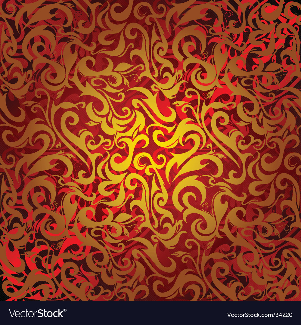 Tribal Red - HD Wallpaper 