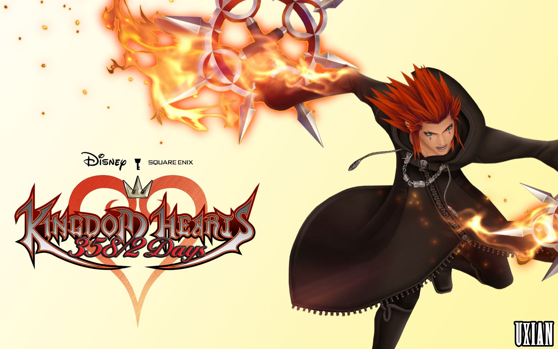 Kingdom Hearts Axel Wallpaper - Kingdom Hearts 358 2 Days Cover - HD Wallpaper 