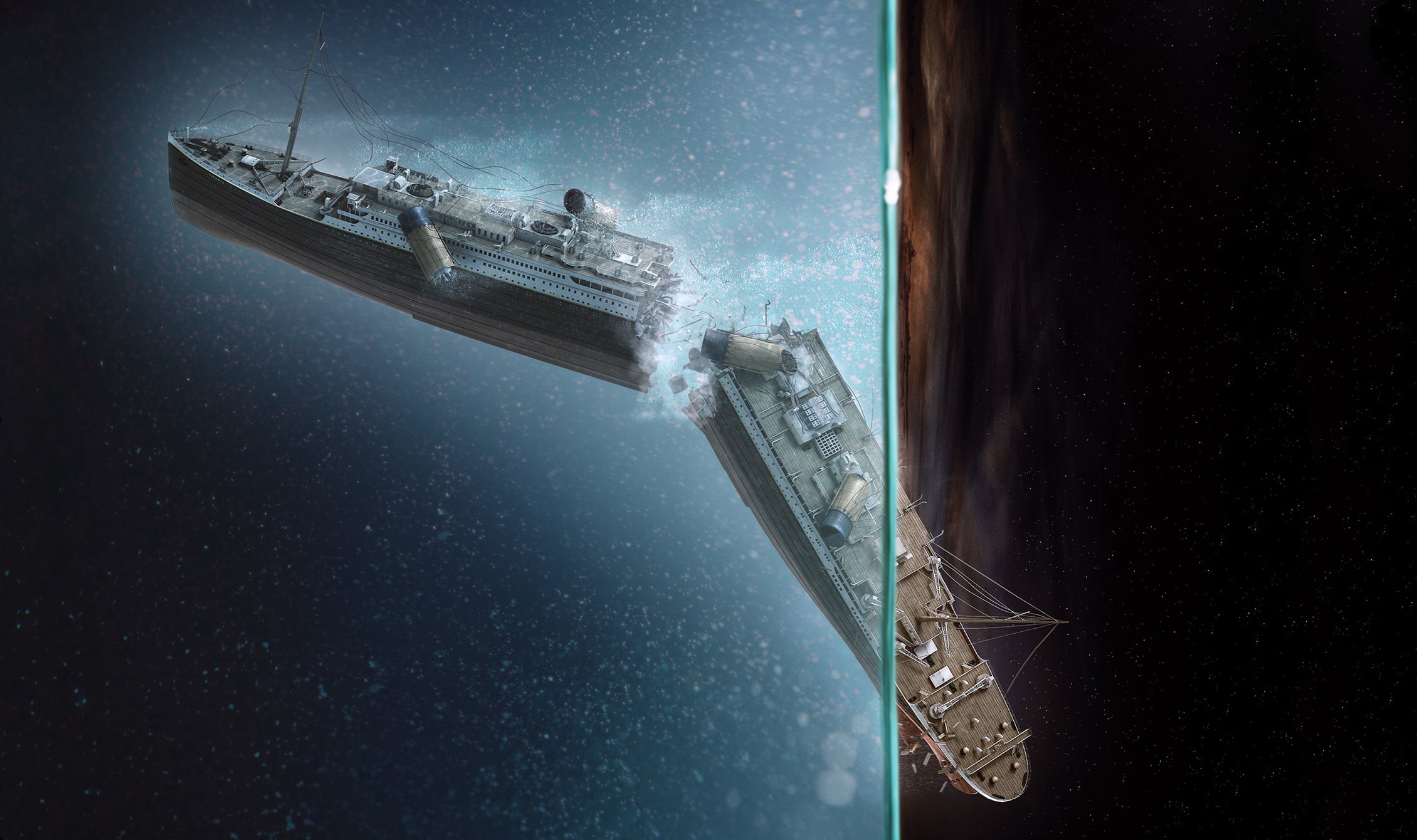 Titanic Underwater 2260x1340 Wallpaper teahub.io