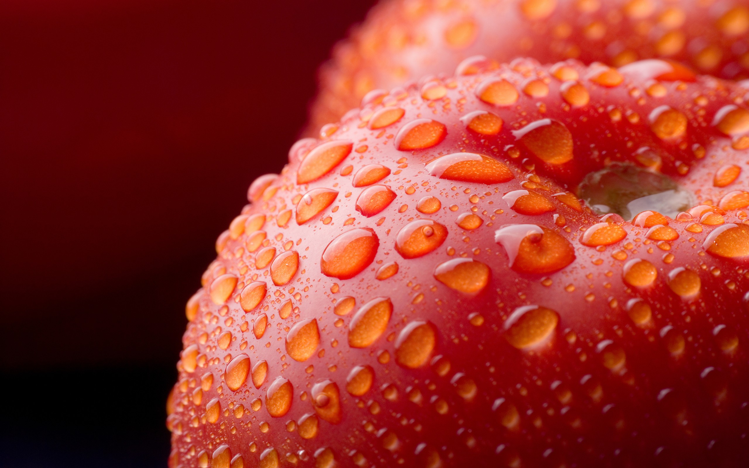 Desktop Fruits In Water Wallpaper Download - Macro Photo Of Food - HD Wallpaper 