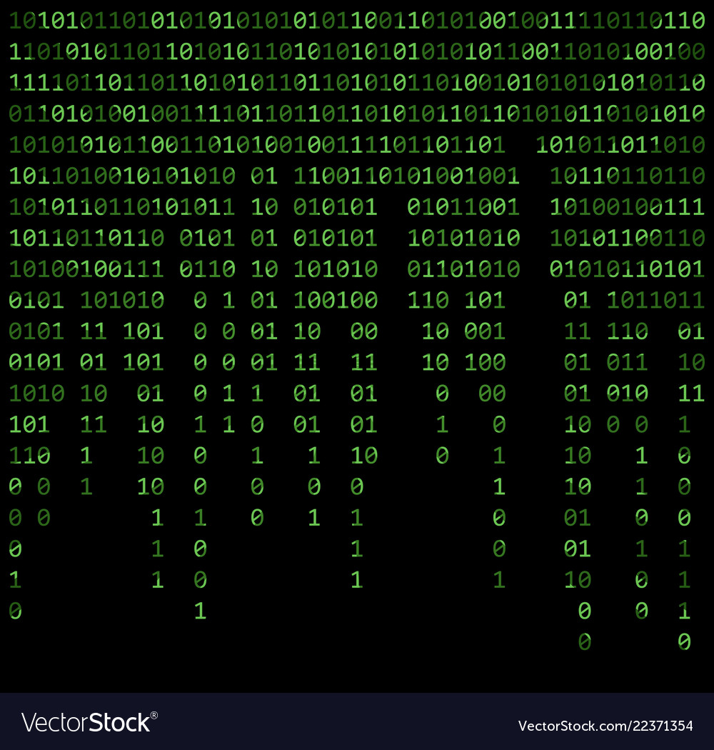Green Binary Code Background - HD Wallpaper 