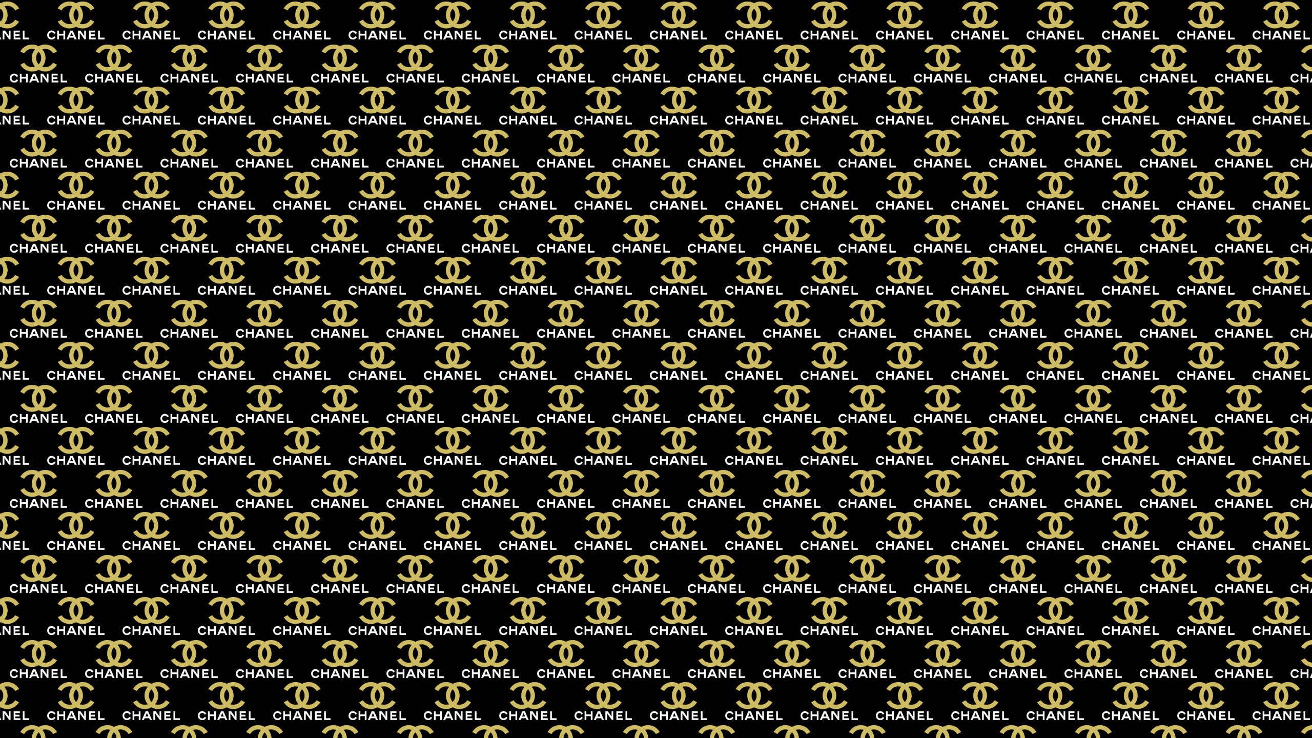 Gold Chanel Wallpaper - Chanel - HD Wallpaper 