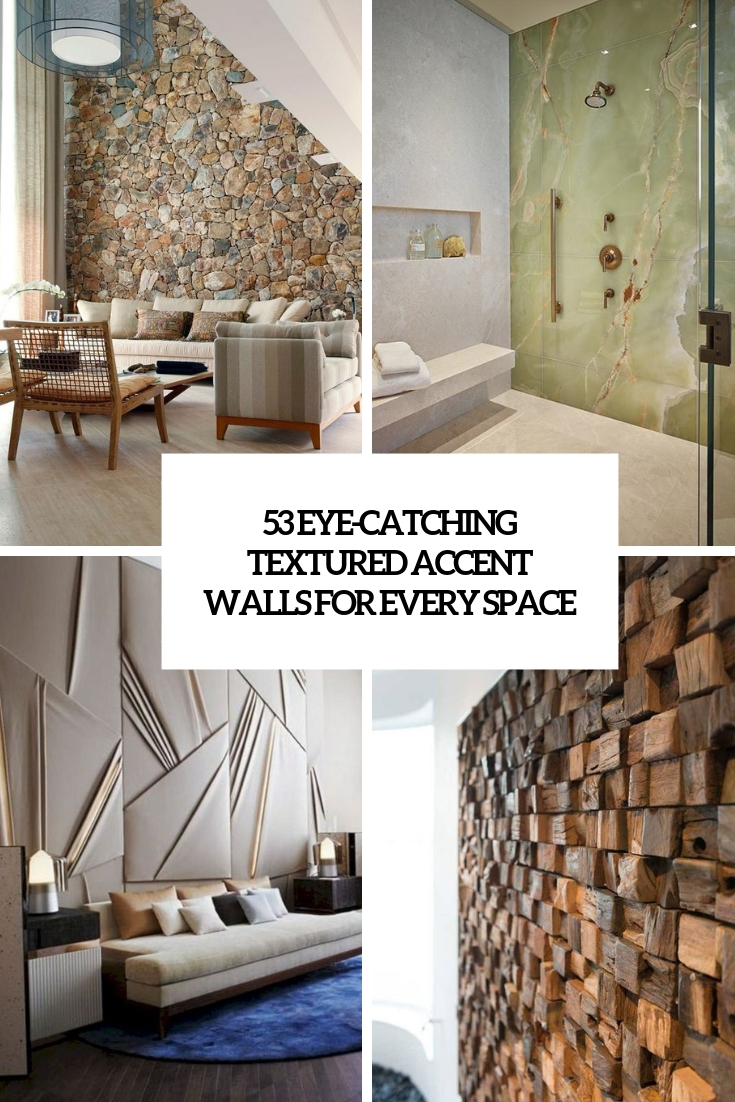 53 Eye-catching Textured Accent Walls For Every Space - Textured Accent Walls 2019 - HD Wallpaper 