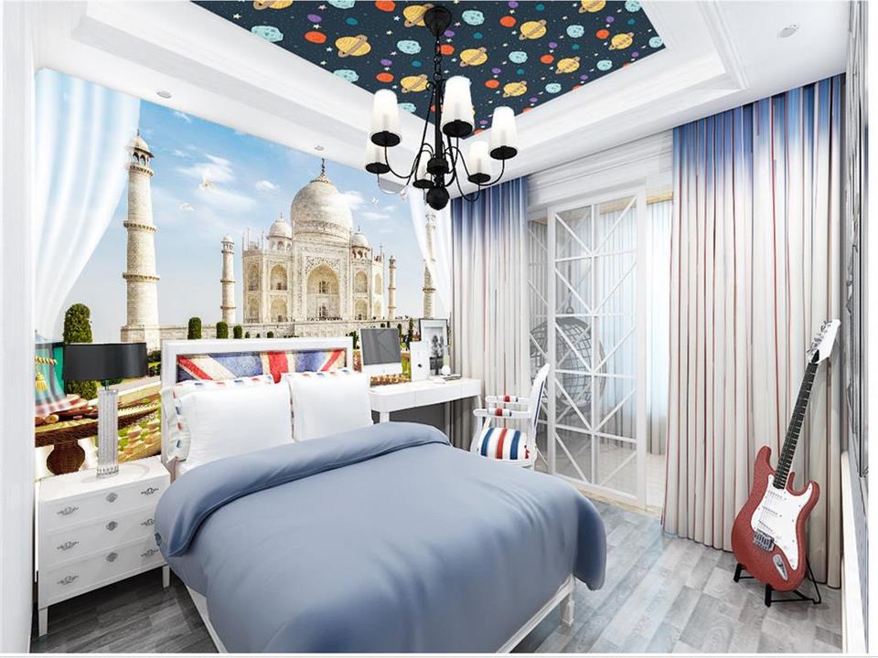 Taj Mahal Wallpaper For Bedroom - HD Wallpaper 