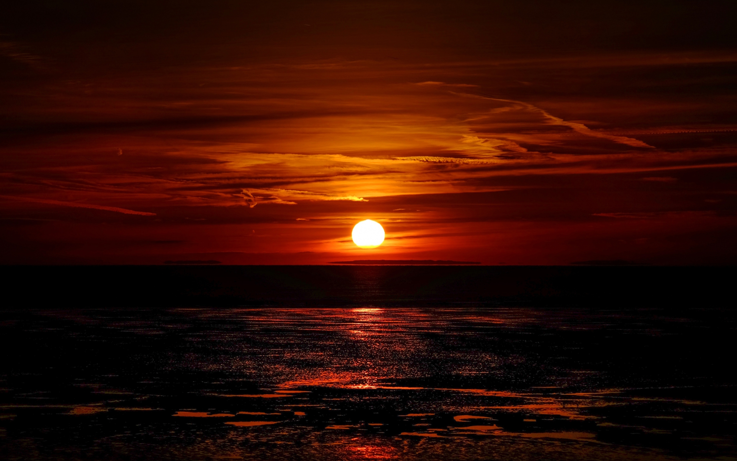 Wallpaper Of Nature, Sky, Sun, Sunset Background & - Sunset Background -  2560x1600 Wallpaper 