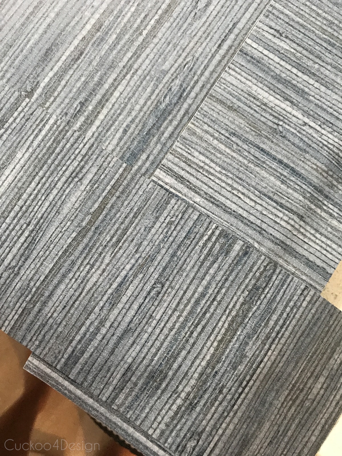 Letting Peel And Stick Grasscloth Wallpaper Overlap - Hardwood - HD Wallpaper 