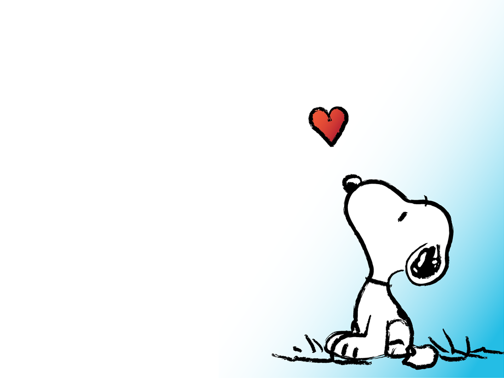 Snoopy Wallpaper Love - HD Wallpaper 