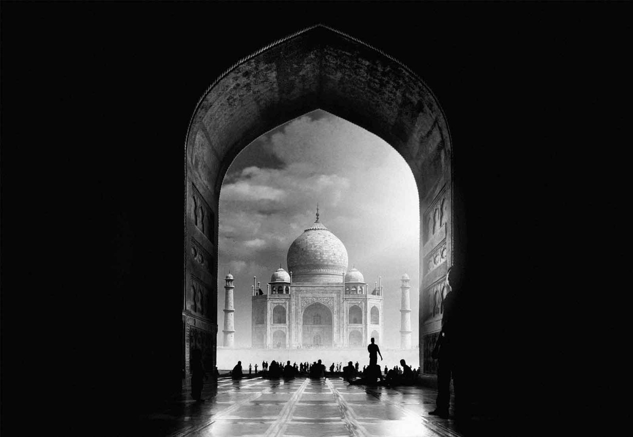Taj Mahal Wallpaper Mural - Taj Mahal - HD Wallpaper 
