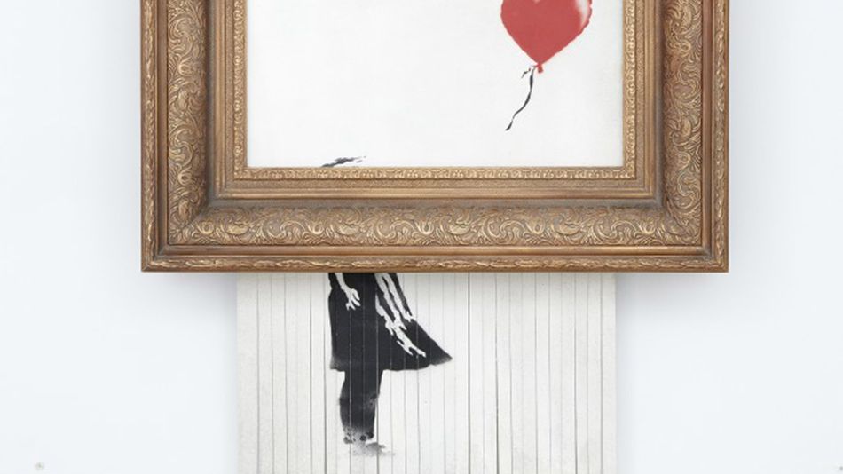 Girl With Balloon Shredding - HD Wallpaper 