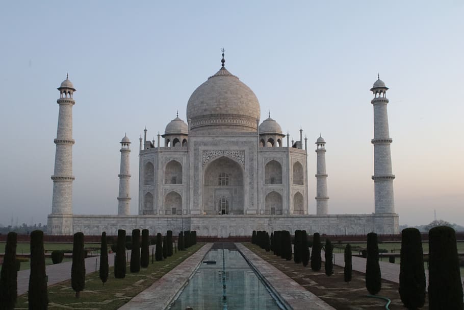 Taj Mahal, Agra, India, Weltwunder, Building, Architecture, - Taj Mahal - HD Wallpaper 