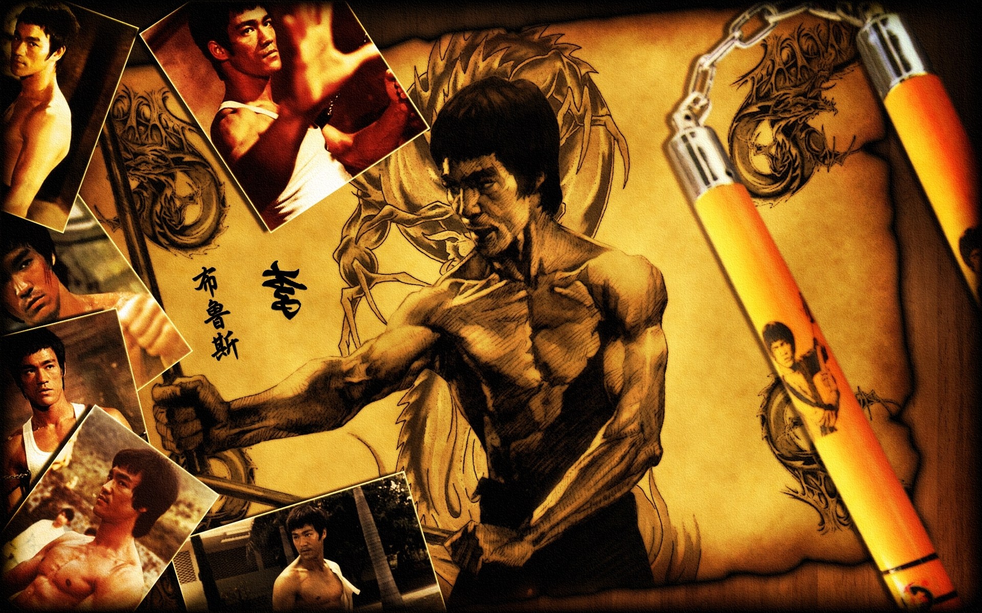 Bruce Lee Wallpaper Desktop Hd - HD Wallpaper 