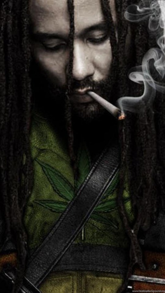 Captain America Marijuana Jamaica Bob Marley Avengers - Bob Marley -  540x960 Wallpaper 